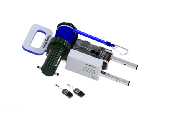 Hurley H3O+ Davit w/Electric Winch