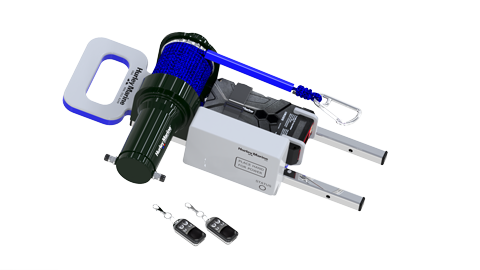 Hurley H3O+ Davit w/Electric Winch