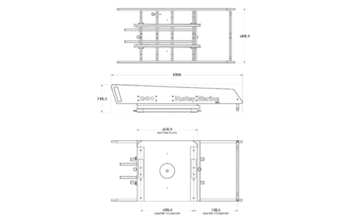 Hurley H3O+ Davit w/Manual Winch | Wit
