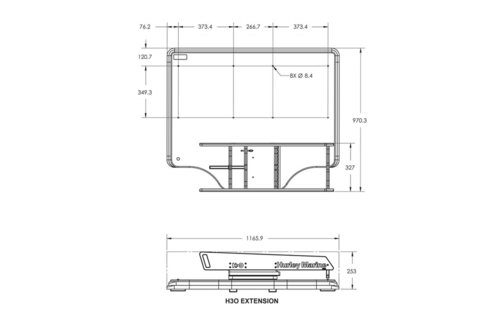 Hurley H3O Davit w/Hand Winch | Wit