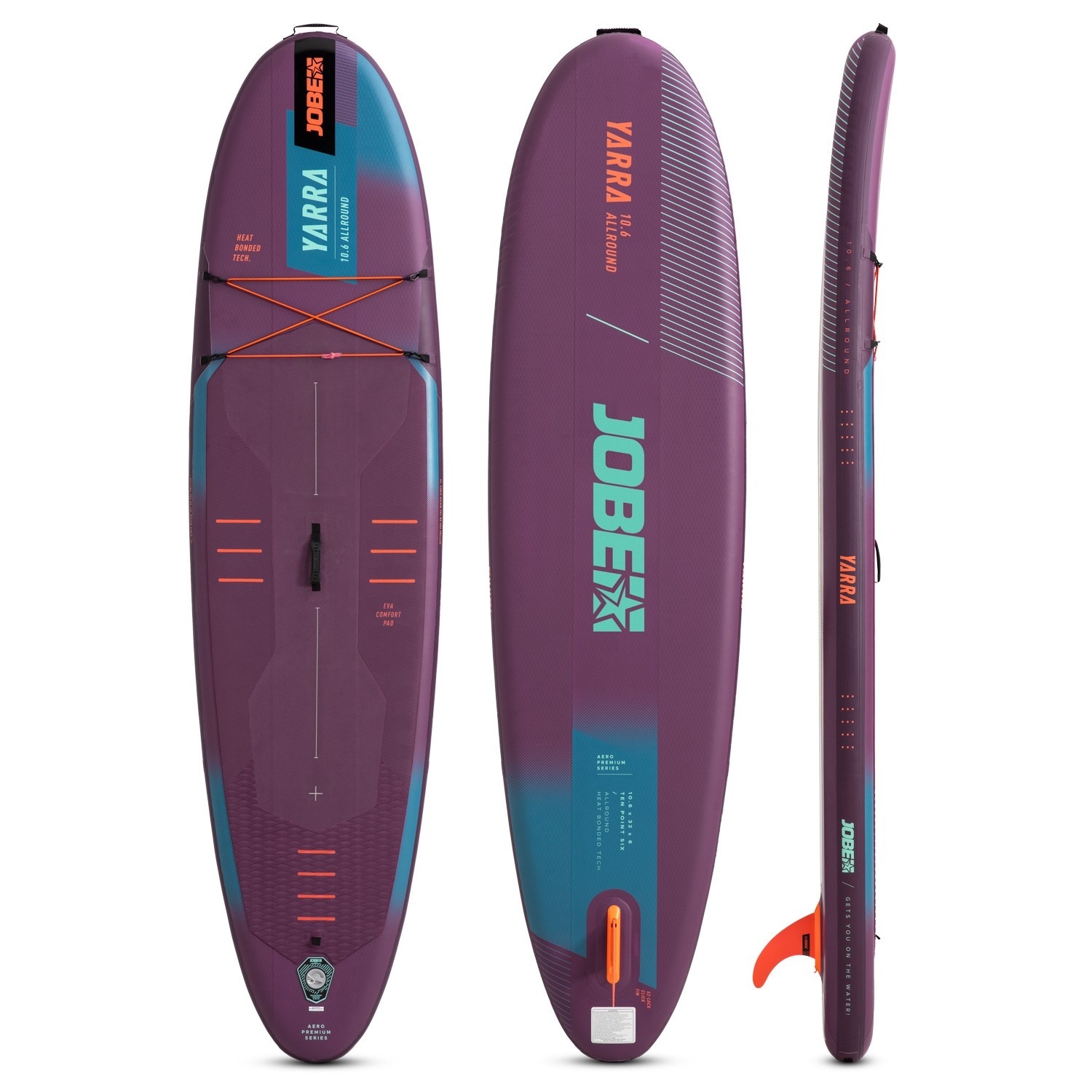 Jobe Aero Yarra SUP Board 10.6 Package Purple