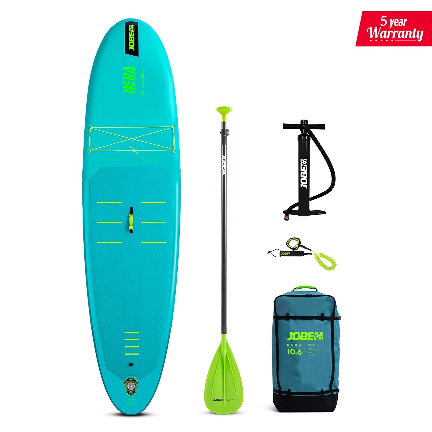 Jobe Aero Nera SUP Board 10.6 Package