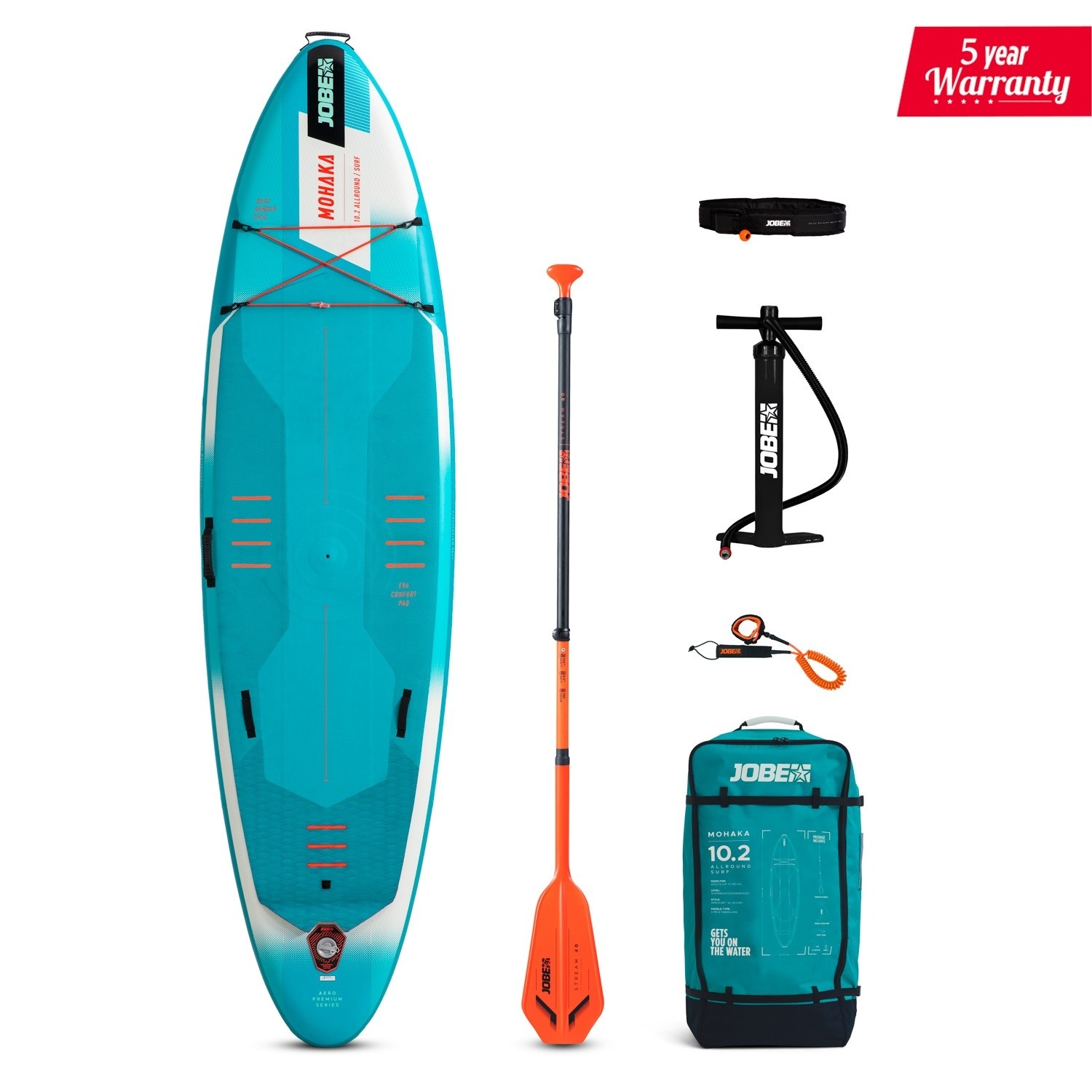 Jobe Mohaka 10.2 Inflatable Paddle Board Package