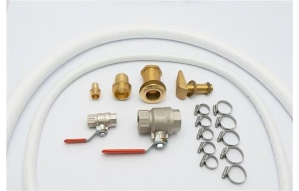 Hollex aansluitkit elektrisch toilet in 3/4"out 1"