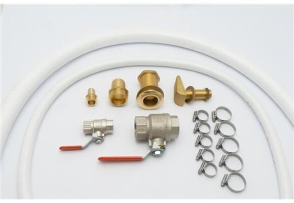 Hollex aansluitkit elektrisch toilet in 3/4"out 1"