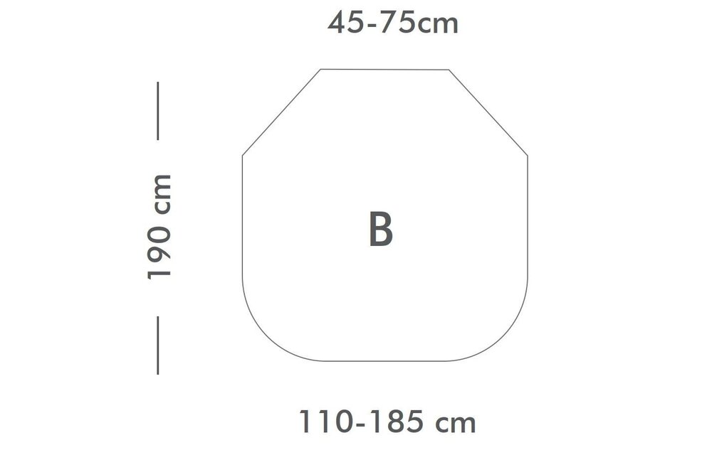 Elastisch hoeslaken B - Ecru