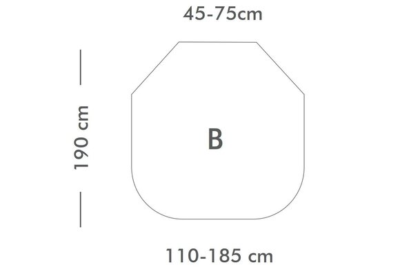 Elastisch hoeslaken B - Ecru