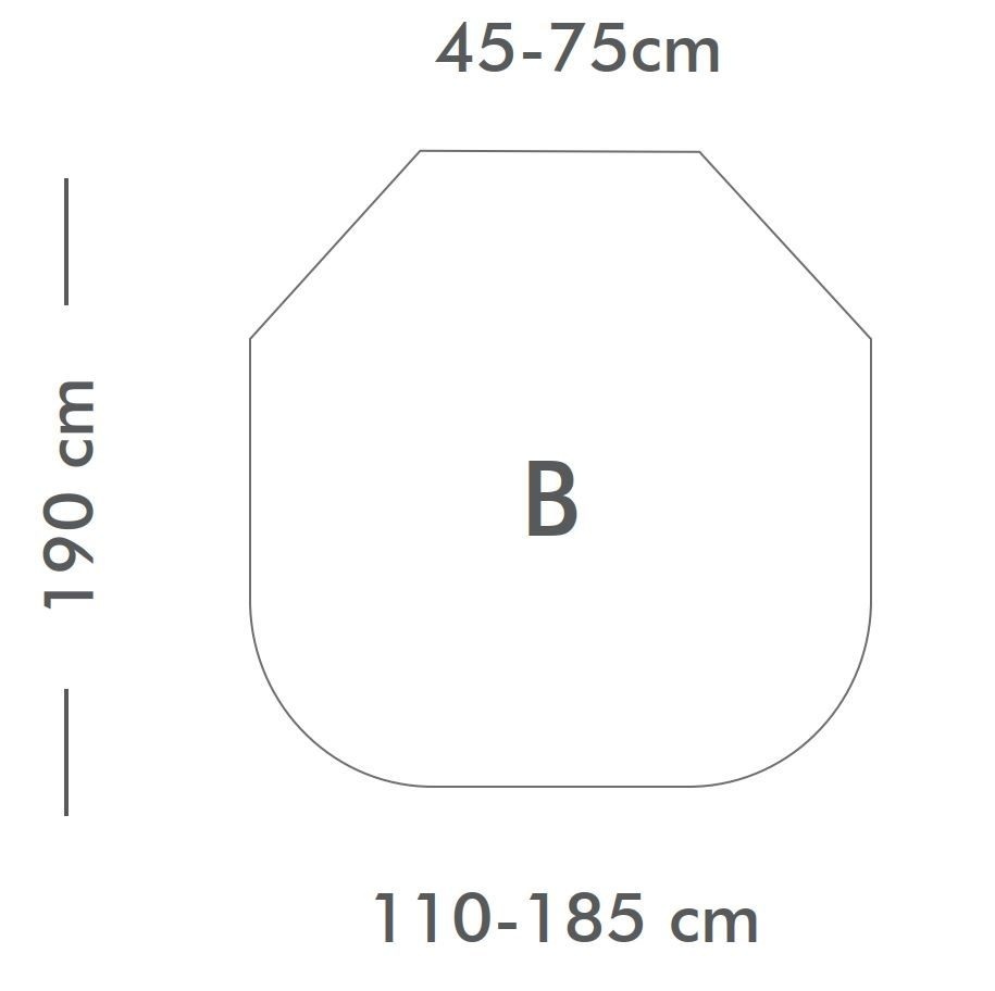 Elastisch hoeslaken B - Ecru