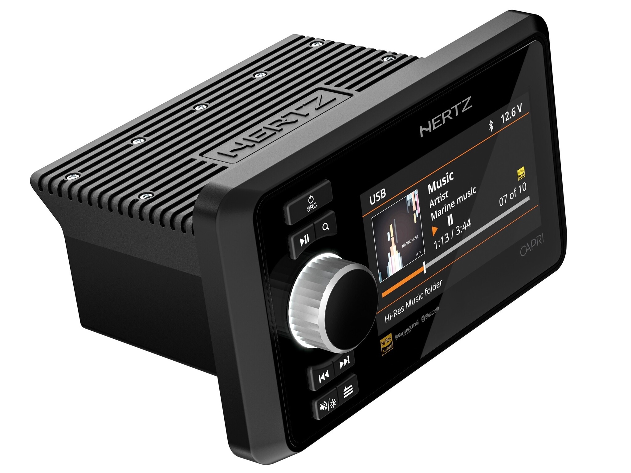 Hertz CAPRI H100 - FM/USB/BT/NMEA2000 4x70 Watt, 4 zones
