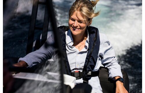 Baltic Legend 305N met Harnas automatisch reddingsvest