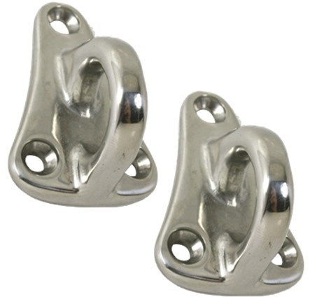 2 stuks RVS Fenderhaak met oog