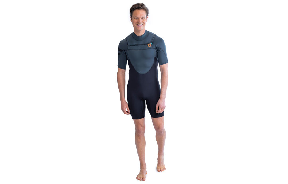 Jobe Perth Shorty 3/2mm Borstrits Wetsuit | Heren | Grijs (25% korting)