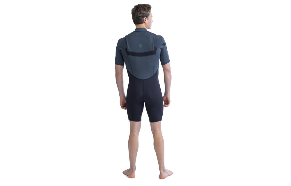 Jobe Perth Shorty 3/2mm Borstrits Wetsuit | Heren | Grijs (25% korting)
