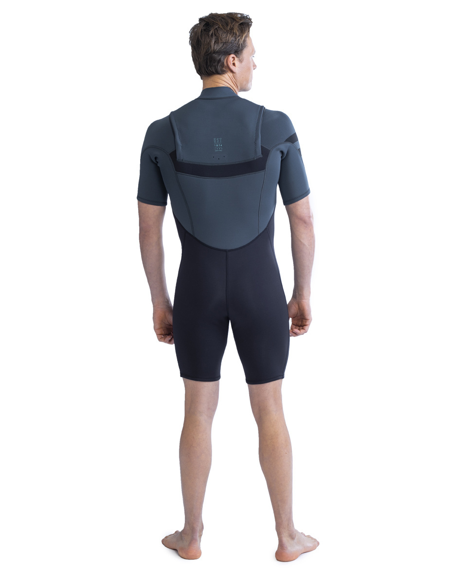 Jobe Perth Shorty 3/2mm Borstrits Wetsuit | Heren | Grijs - Maat L (25% korting)