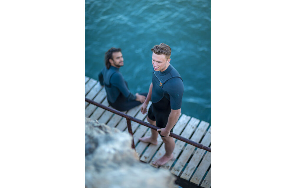 Jobe Perth Shorty 3/2mm Borstrits Wetsuit | Heren | Grijs (25% korting)