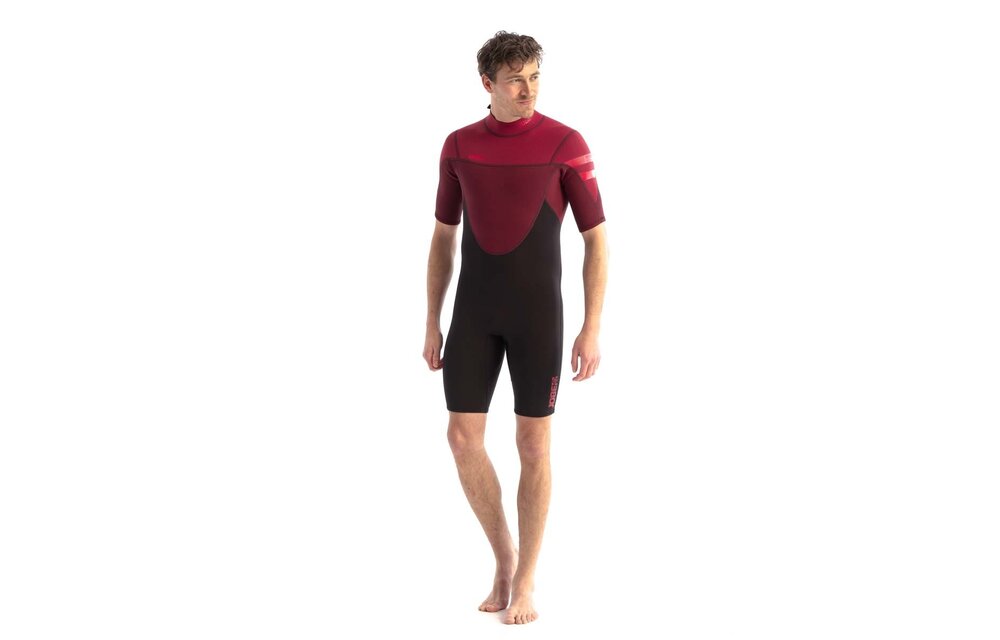 Jobe Perth 3/2mm Shorty Wetsuit | Heren | Rood - Maat M (25% korting)