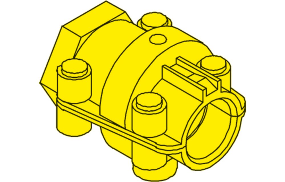 SeaStar Adaptor QCII voor SSC62 kabels x Safe-T, Big-T