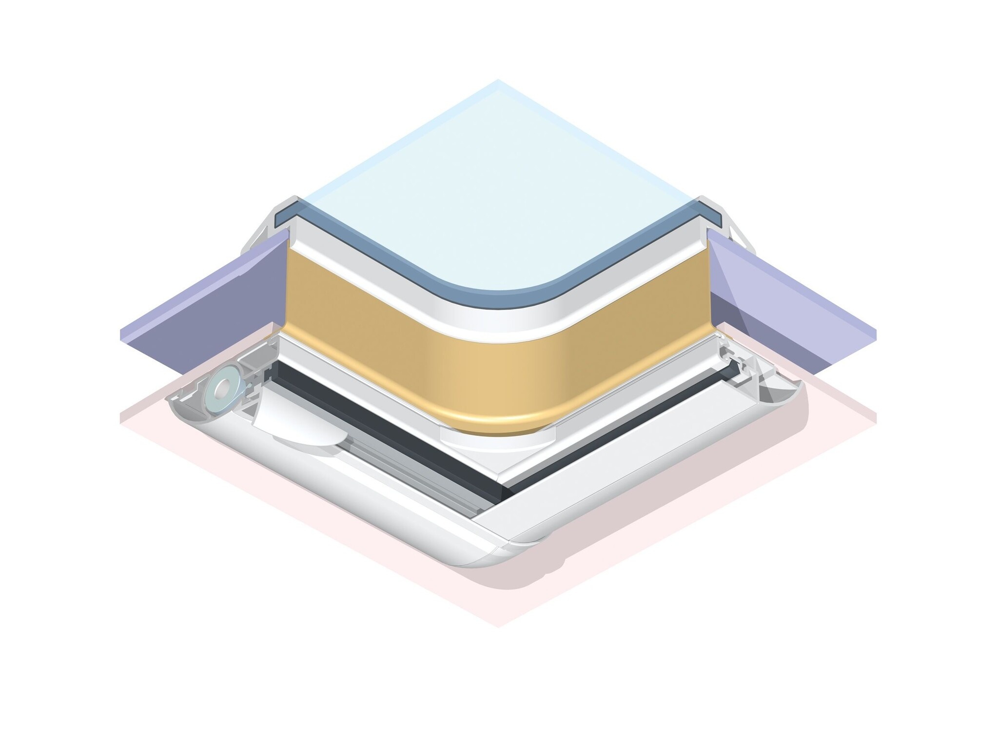 Dometic Oceanair Skyscreen liner standaard diep 102mm 2.5m