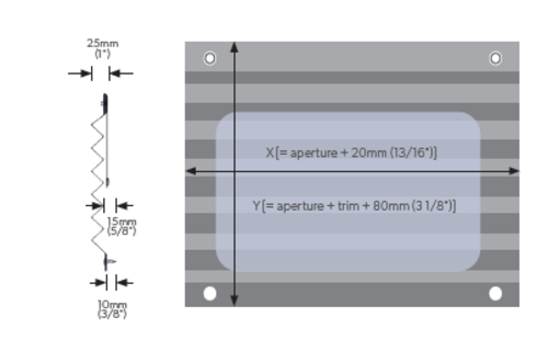 Dometic Oceanair Skysol geplisseerd gordijn wit