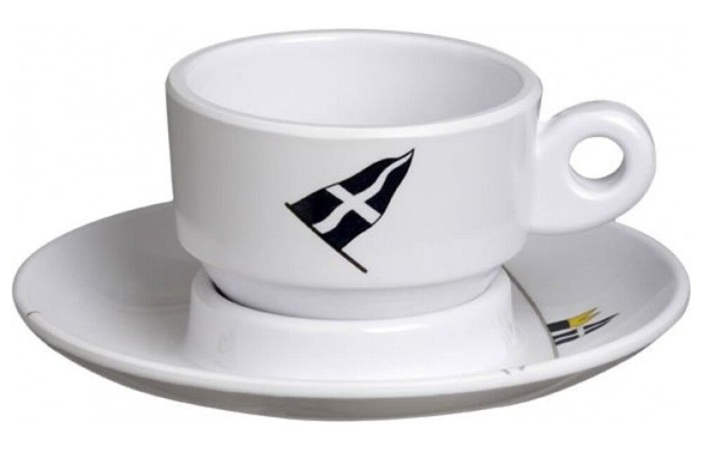 Regatta Espressokopje met schotel