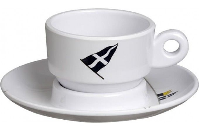 Regatta Espressokopje met schotel