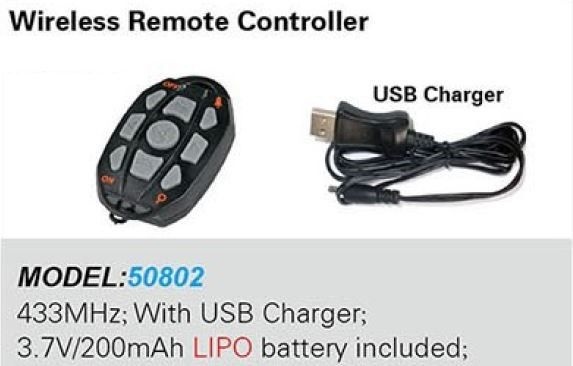 Afstandsbediening draadloos Cayman B 433 mHz