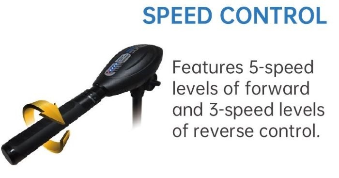 Elektrische buitenboordmotor Osapian / 55 Lbs