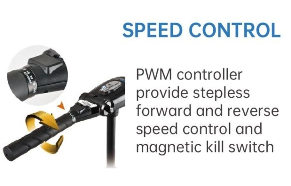 Elektrische buitenboordmotor Protruar Genius / 55 Lbs