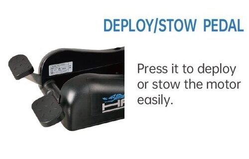 Elektrische trolling motor Cayman B / 55 Lbs GPS zwart