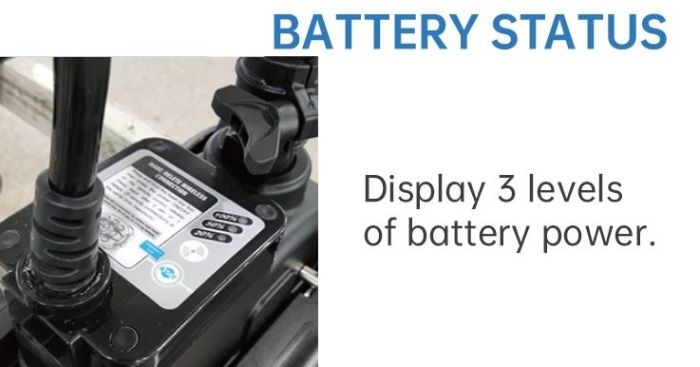 Elektrische trolling motor Cayman B / 55 Lbs GPS zwart