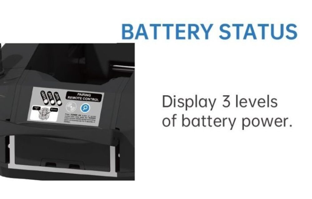 Elektrische trolling motor Cayman B / 80 Lbs GPS zwart