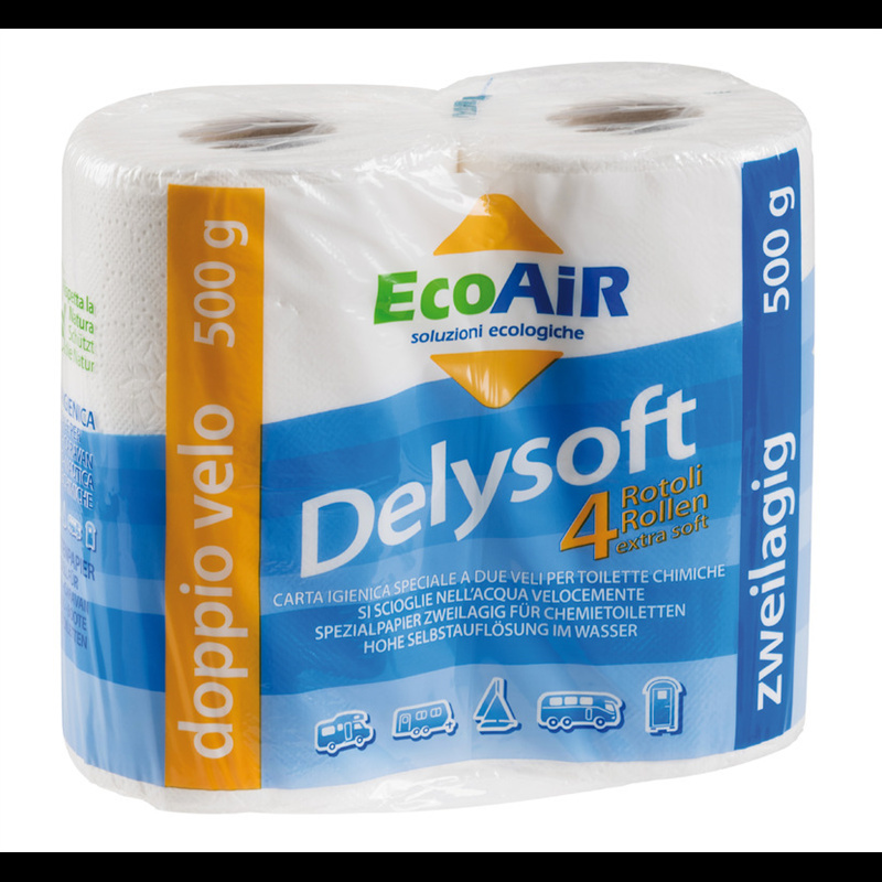 ateroplosbaar toiletpapier 4 rollen