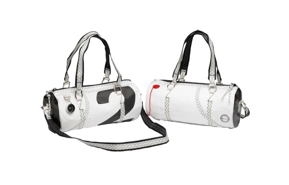 Zeildoek damestas rond Sea Lady zwart