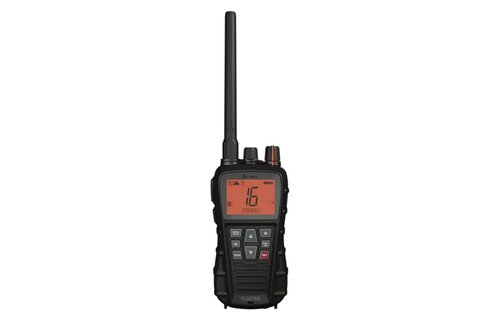 Cobra BlueBound 350 VHF — drijvende handheld marifoon (6W, IPX7, USB-C)