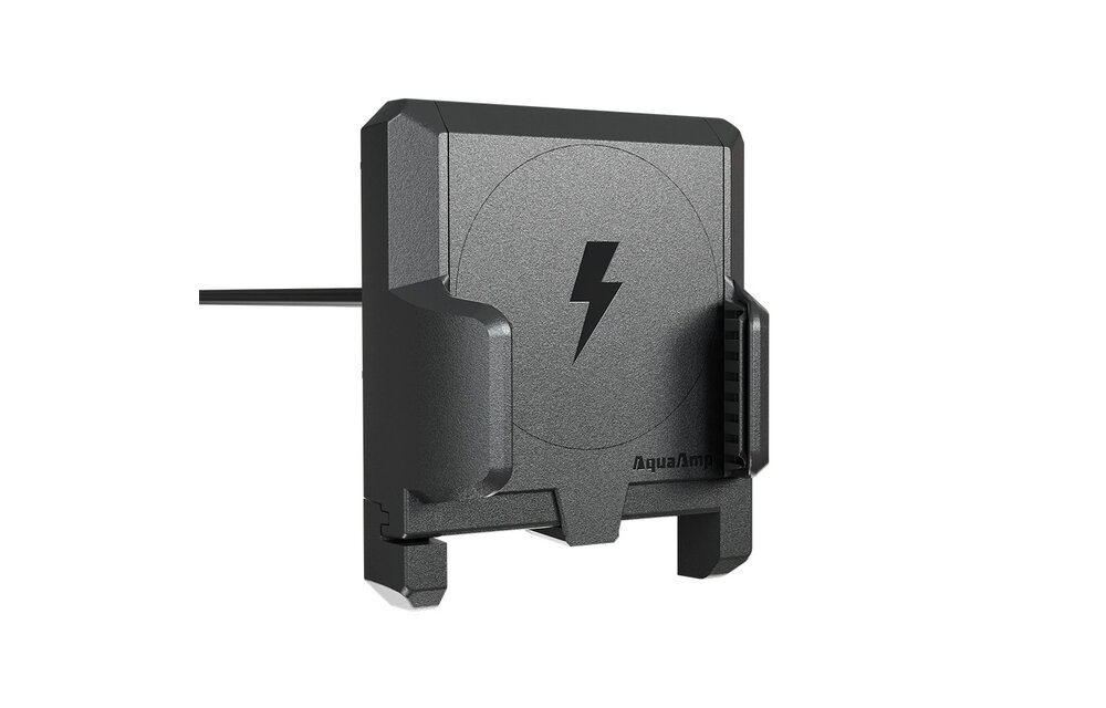 AquaAmp 925X Verticale vlakke klemhouder, 25W Qi2.2, sterke magneet