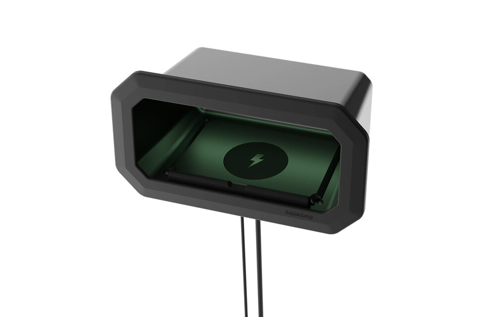 AquaAmp 725X Cubby met LED, 25W Qi2.2, sterke magneet