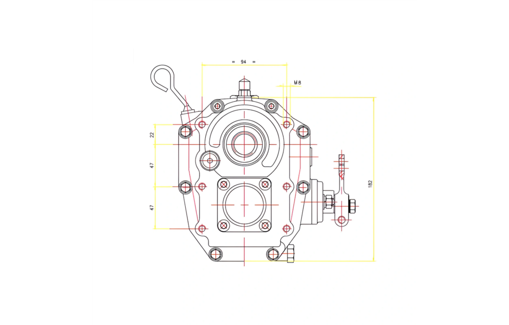 Technodrive TMC 40P Keerkoppeling