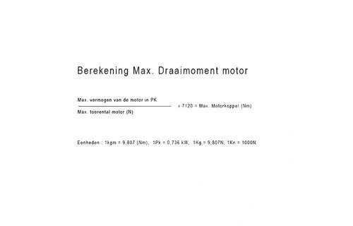 Technodrive mechanische keerkoppeling TMC40P