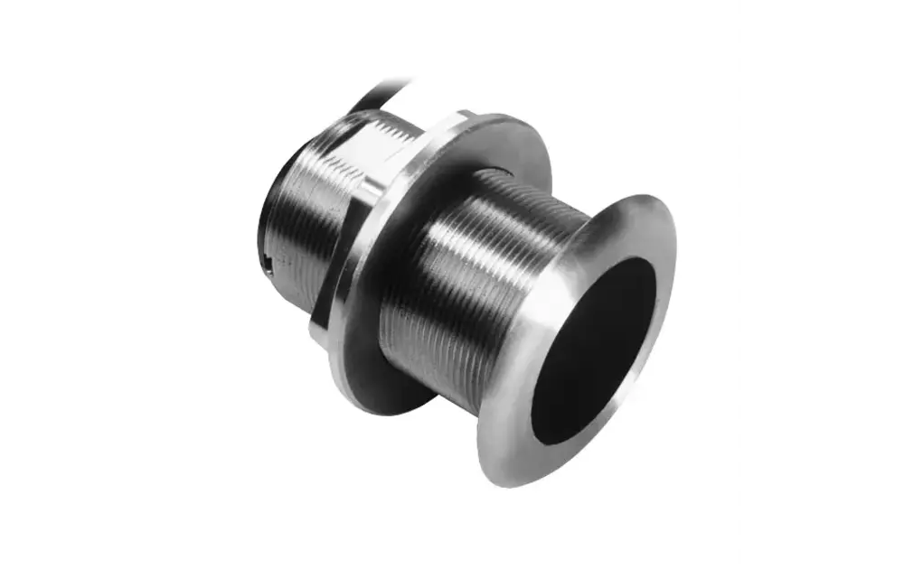 Raymarine SS60 0º RVS ThruHull diepte/temp transducer 600W, 9mtr kabel. (CP370) (8pins)