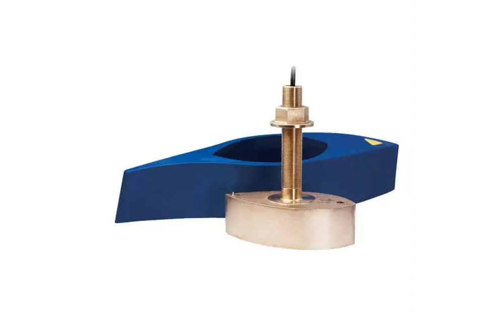 Raymarine B260 Bronzen ThruHull diepte/temp transducer. 1000W, 9mtr kabel en fairing. DSM3x/CP3xx ( 8 pins) AXIOM Pro-RVX, RVX1000, CP470 & CP570 600W/1KW/2KW/3KW Transducers - Geen adapterkabels nodig - Zie ook CP470 sectie.