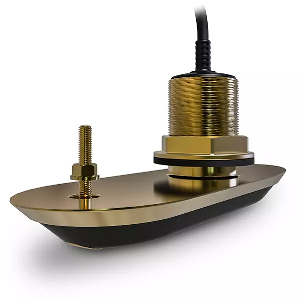 Raymarine RV-200 RealVision 3D bronzen thruhull transducer 0°/<6°, directe aansluiting AXIOM (Pro) RV (RVX) MFD's, 8mtr kabel