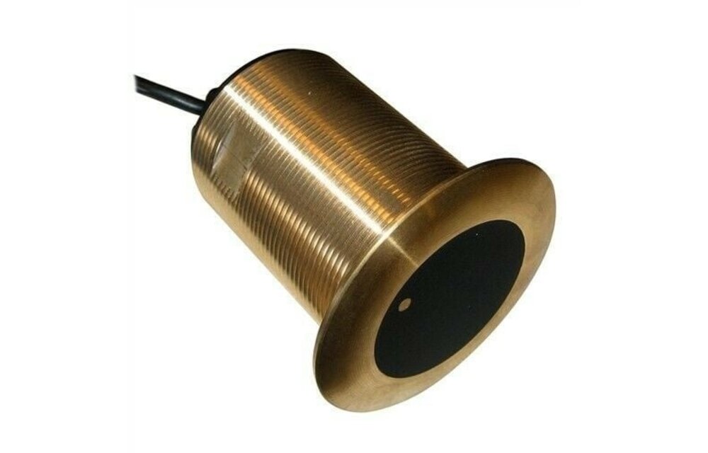 Raymarine CPT-S Bronzen conische HIGH CHIRP transducer, ThruHull, 0°/<5° romphoek. Kabellengte 10mtr