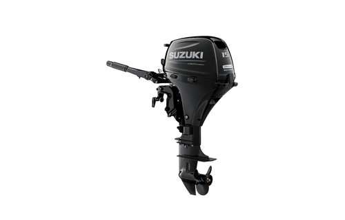 Suzuki buitenboordmotor 15 pk – DF15A - Langstaart – Zwart
