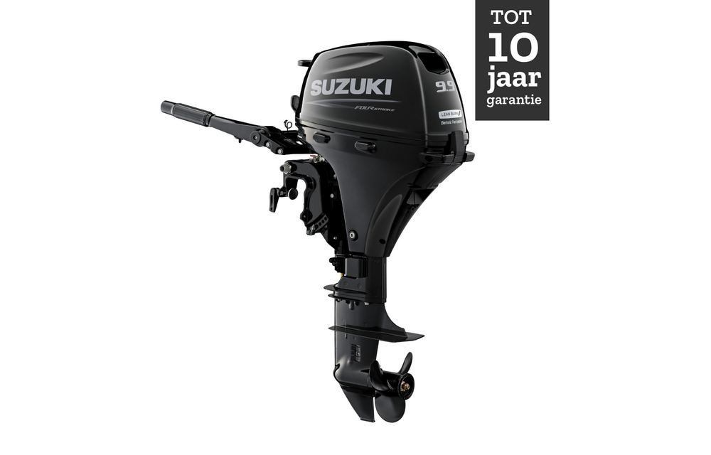 Suzuki buitenboordmotor 9.9 pk – DF9B - Langstaart – Zwart