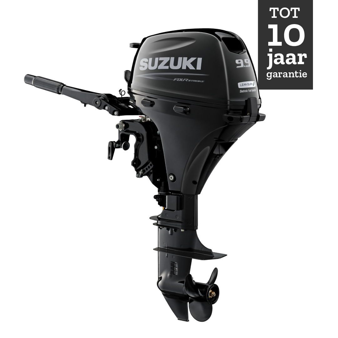 Suzuki buitenboordmotor 9.9 pk – DF9B - Kortstaart – Zwart