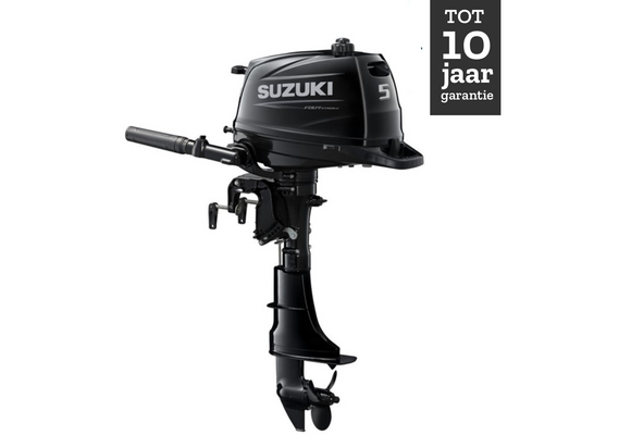 Suzuki buitenboordmotor 5pk - DF5A - Langstaart - Zwart