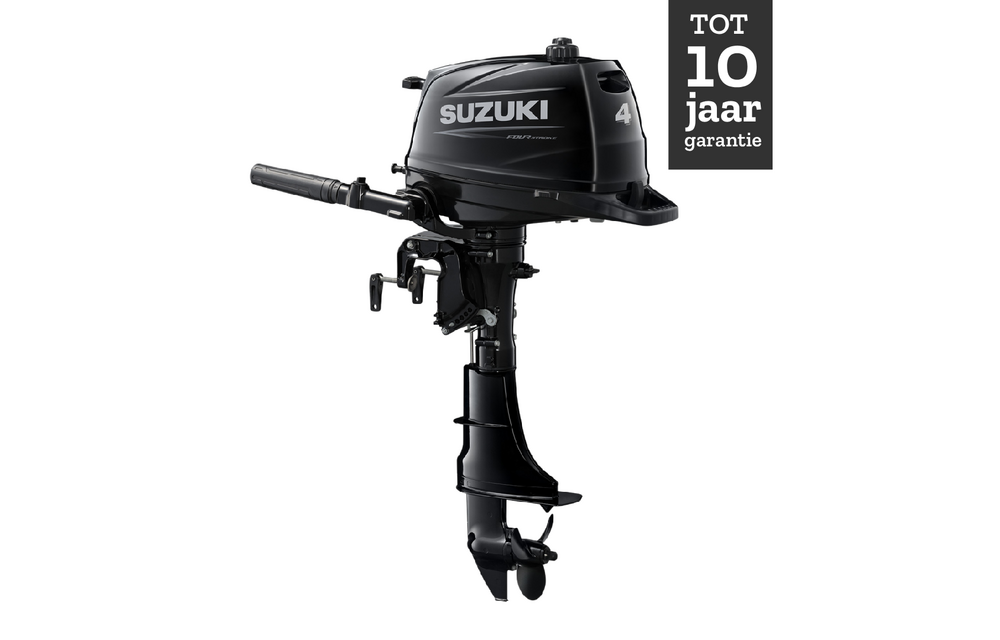 Suzuki buitenboordmotor 4 pk – DF4A - Langstaart – Zwart