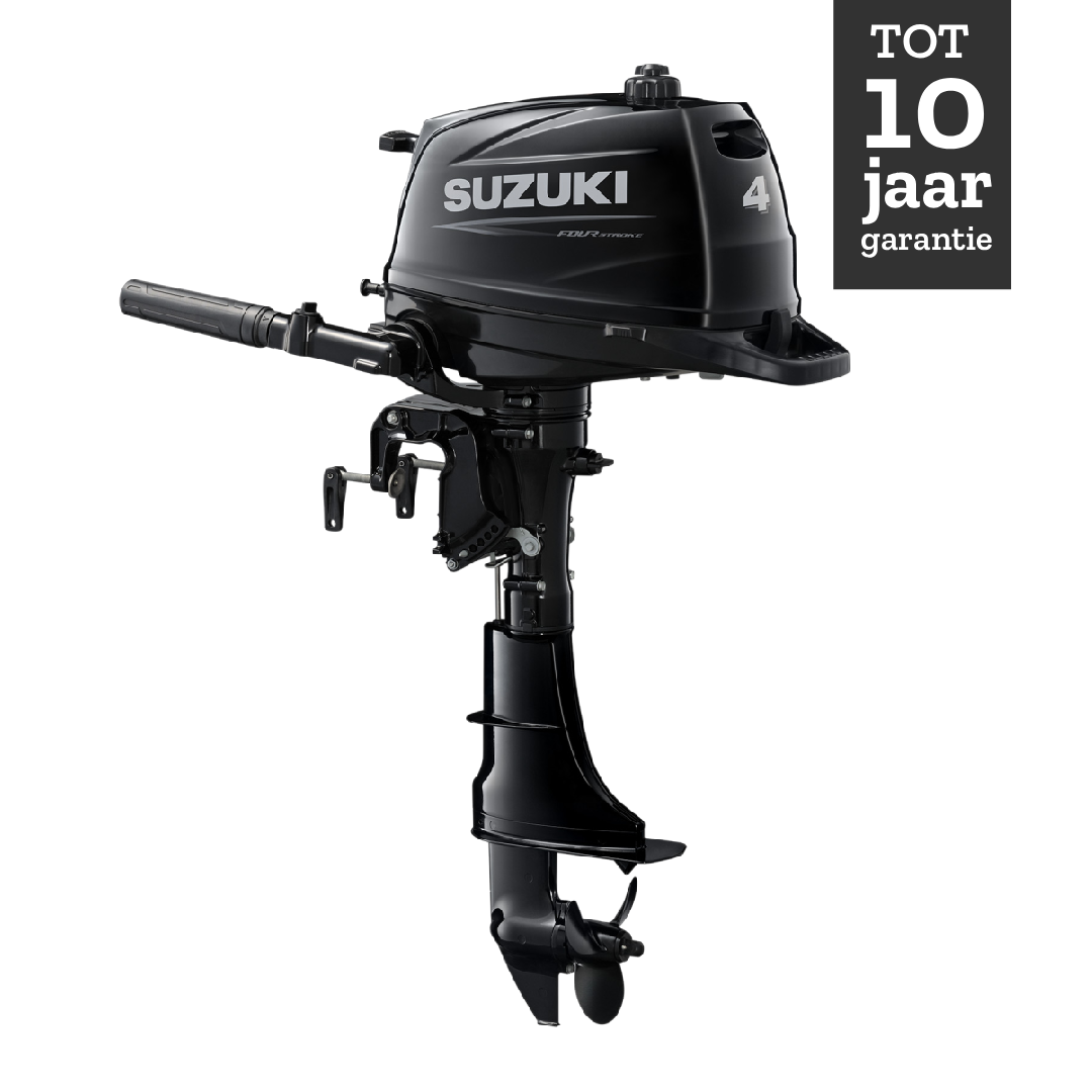 Suzuki buitenboordmotor 4 pk – DF4A - Langstaart – Zwart