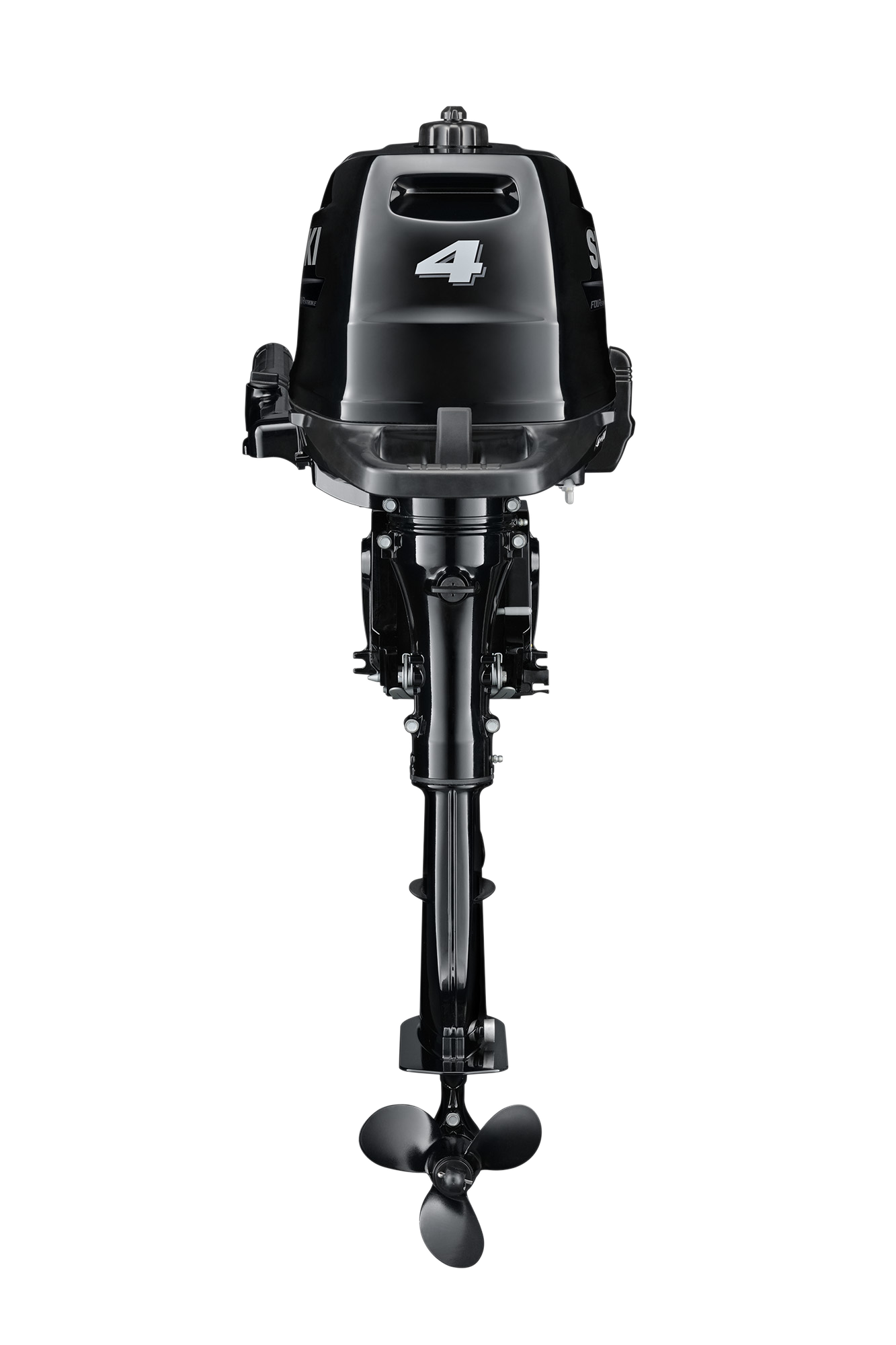 Suzuki buitenboordmotor 4 pk – DF4A - Langstaart – Zwart