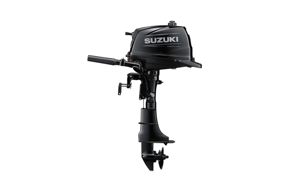 Suzuki buitenboordmotor 4 pk – DF4A - Langstaart – Zwart